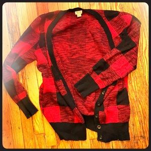 Mossimo Supply Buffalo Plaid Cardigan